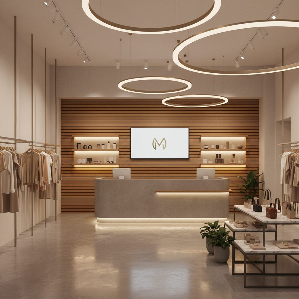 Shopper path and interior design