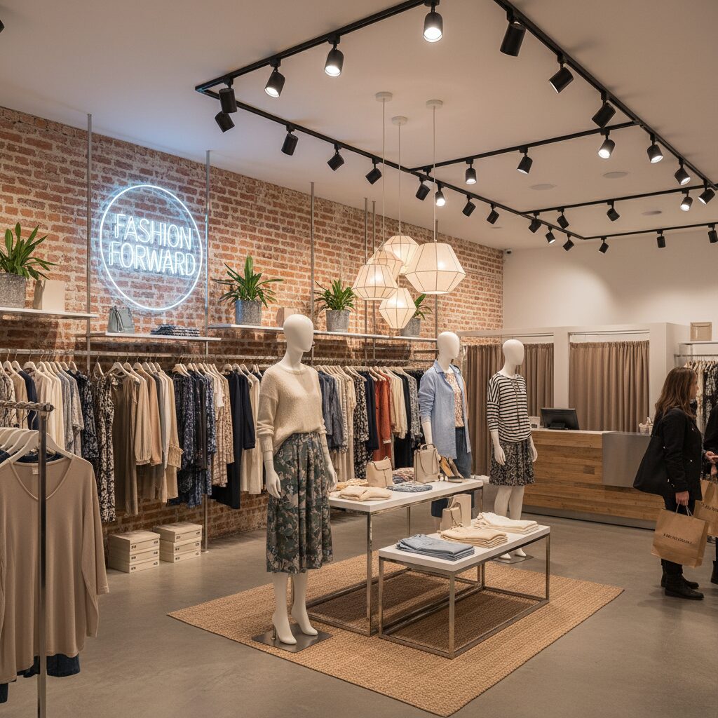 Lighting systems in retail fit-out